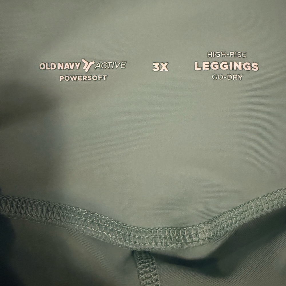 Old Navy Women’s 3XL Seafoam Leggings - Picture 3 of 5